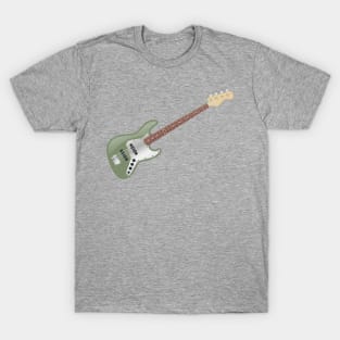 Vintage Avocado Green Electric J-Bass T-Shirt